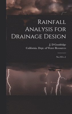 bokomslag Rainfall Analysis for Drainage Design