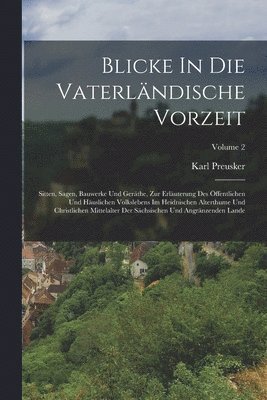 Blicke In Die Vaterländische Vorzeit 1