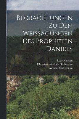 bokomslag Beobachtungen Zu Den Weiagungen Des Propheten Daniels