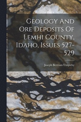 bokomslag Geology And Ore Deposits Of Lemhi County, Idaho, Issues 527-529