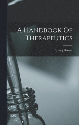 bokomslag Handbook Of Therapeutics