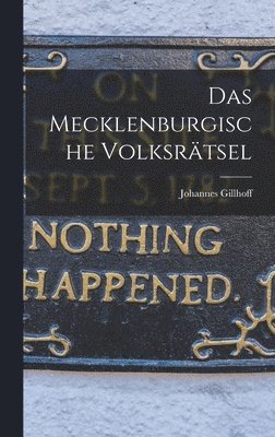 Das Mecklenburgische Volksrätsel 1