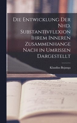 bokomslag Die Entwicklung der Nhd. Substantivflexion Ihrem Inneren Zusammenhange Nach in Umrissen Dargestellt