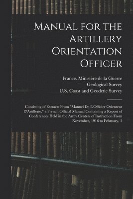 Manual for the Artillery Orientation Officer