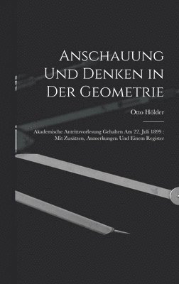 bokomslag Anschauung Und Denken in Der Geometrie