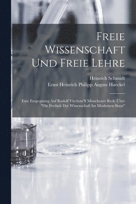 bokomslag Freie Wissenschaft Und Freie Lehre
