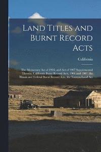 bokomslag Land Titles and Burnt Record Acts