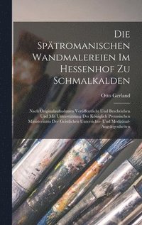 bokomslag Die Sptromanischen Wandmalereien Im Hessenhof Zu Schmalkalden