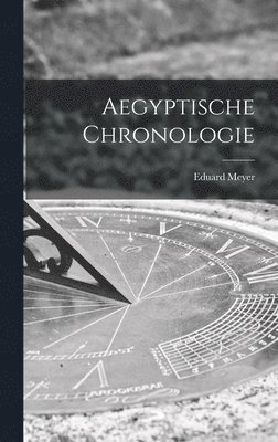 bokomslag Aegyptische Chronologie