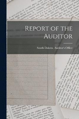 bokomslag Report of the Auditor