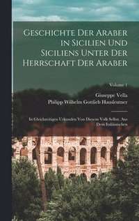 bokomslag Geschichte Der Araber in Sicilien Und Siciliens Unter Der Herrschaft Der Araber