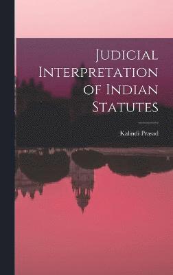 bokomslag Judicial Interpretation of Indian Statutes