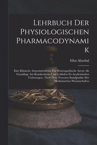 bokomslag Lehrbuch Der Physiologischen Pharmacodynamik