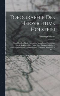 bokomslag Topographie Des Herzogtums Holstein