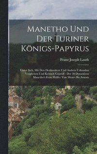 bokomslag Manetho Und Der Turiner Knigs-Papyrus
