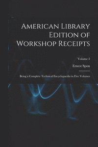 bokomslag American Library Edition of Workshop Receipts