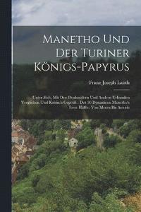 bokomslag Manetho Und Der Turiner Knigs-Papyrus