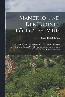 Manetho Und Der Turiner Knigs-Papyrus 1