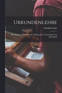 bokomslag Urkundenlehre