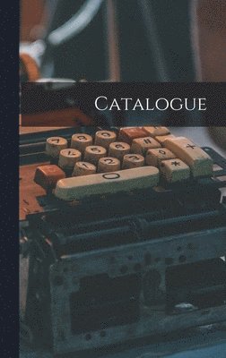 bokomslag Catalogue