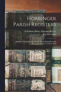 bokomslag Horringer Parish Registers