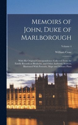 William Coxe - Memoirs of John, Duke of Marlborough, Inbunden
