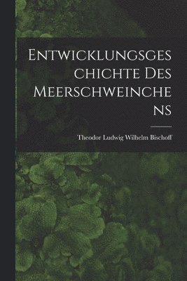 bokomslag Entwicklungsgeschichte Des Meerschweinchens