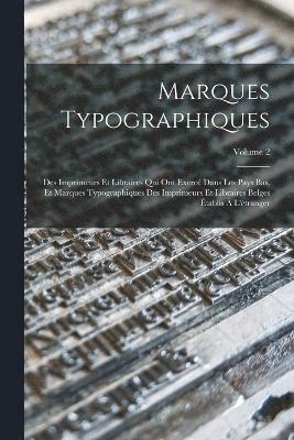 bokomslag Marques Typographiques