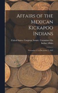 bokomslag Affairs of the Mexican Kickapoo Indians