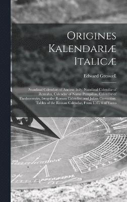 bokomslag Origines Kalendariæ Italicæ