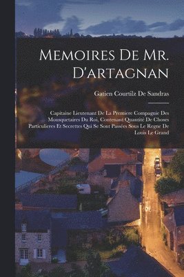 bokomslag Memoires De Mr. D'artagnan
