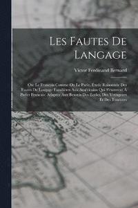 bokomslag Les Fautes De Langage