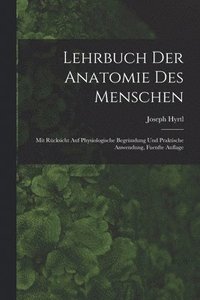 bokomslag Lehrbuch der Anatomie des Menschen