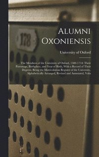 bokomslag Alumni Oxoniensis
