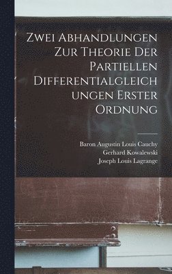 Zwei Abhandlungen Zur Theorie Der Partiellen Differentialgleichungen Erster Ordnung 1