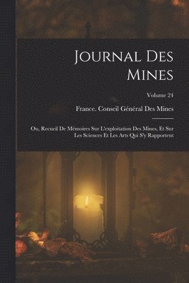 bokomslag Journal Des Mines