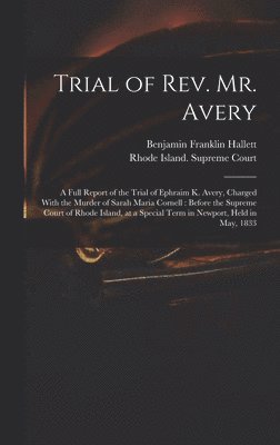 Trial of Rev. Mr. Avery 1