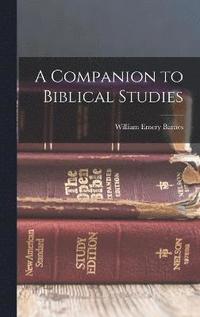 bokomslag A Companion to Biblical Studies