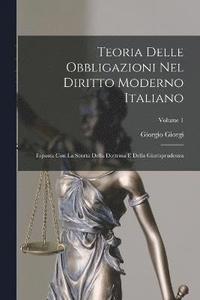 bokomslag Teoria Delle Obbligazioni Nel Diritto Moderno Italiano