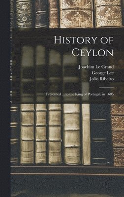 bokomslag History of Ceylon