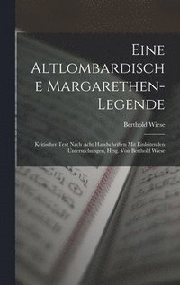 bokomslag Eine Altlombardische Margarethen-Legende