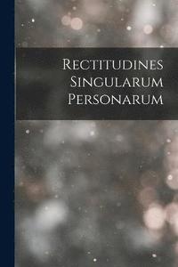 bokomslag Rectitudines Singularum Personarum