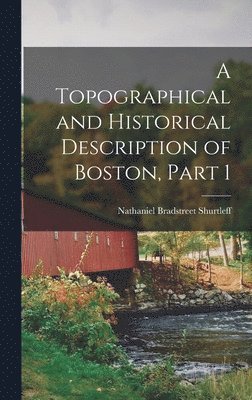 bokomslag A Topographical and Historical Description of Boston, Part 1