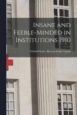 bokomslag Insane and Feeble-minded in Institutions 1910