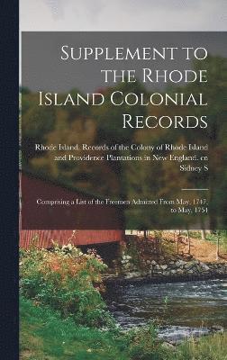 bokomslag Supplement to the Rhode Island Colonial Records