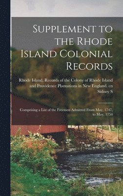 bokomslag Supplement to the Rhode Island Colonial Records