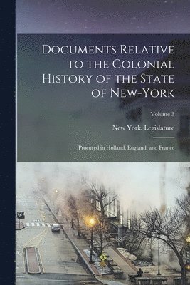New York (State) Legislature - Documents Relative to the Colonial History of the State of New-York, Häftad