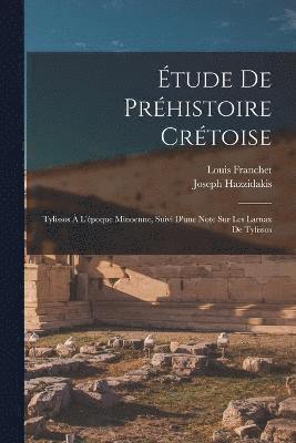 bokomslag tude de prhistoire crtoise