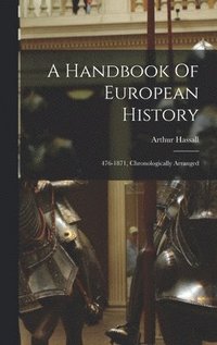 bokomslag Handbook Of European History