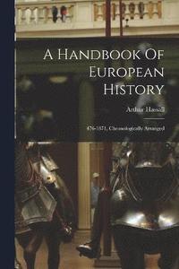 bokomslag Handbook Of European History